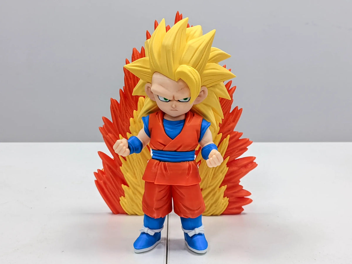 Dragon Ball Daima - Goku Super Saiyan 3 - Figurine Print