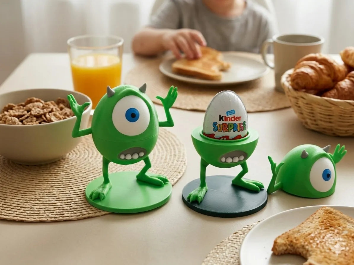 Support à œuf surprise Mike Wazowski - Cadeau Print