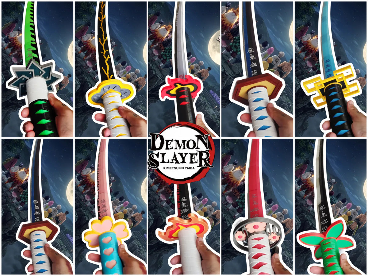 Tous LES Katanas (Inspiration Demon Slayer) - Geek Print