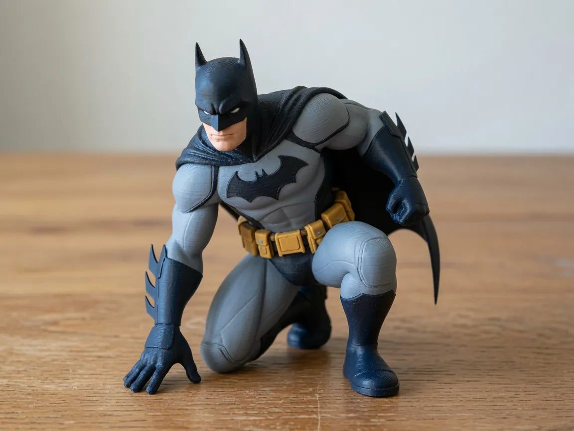 Figurine Batman Super-Héros en Atterrissage – DC - Figurine Print