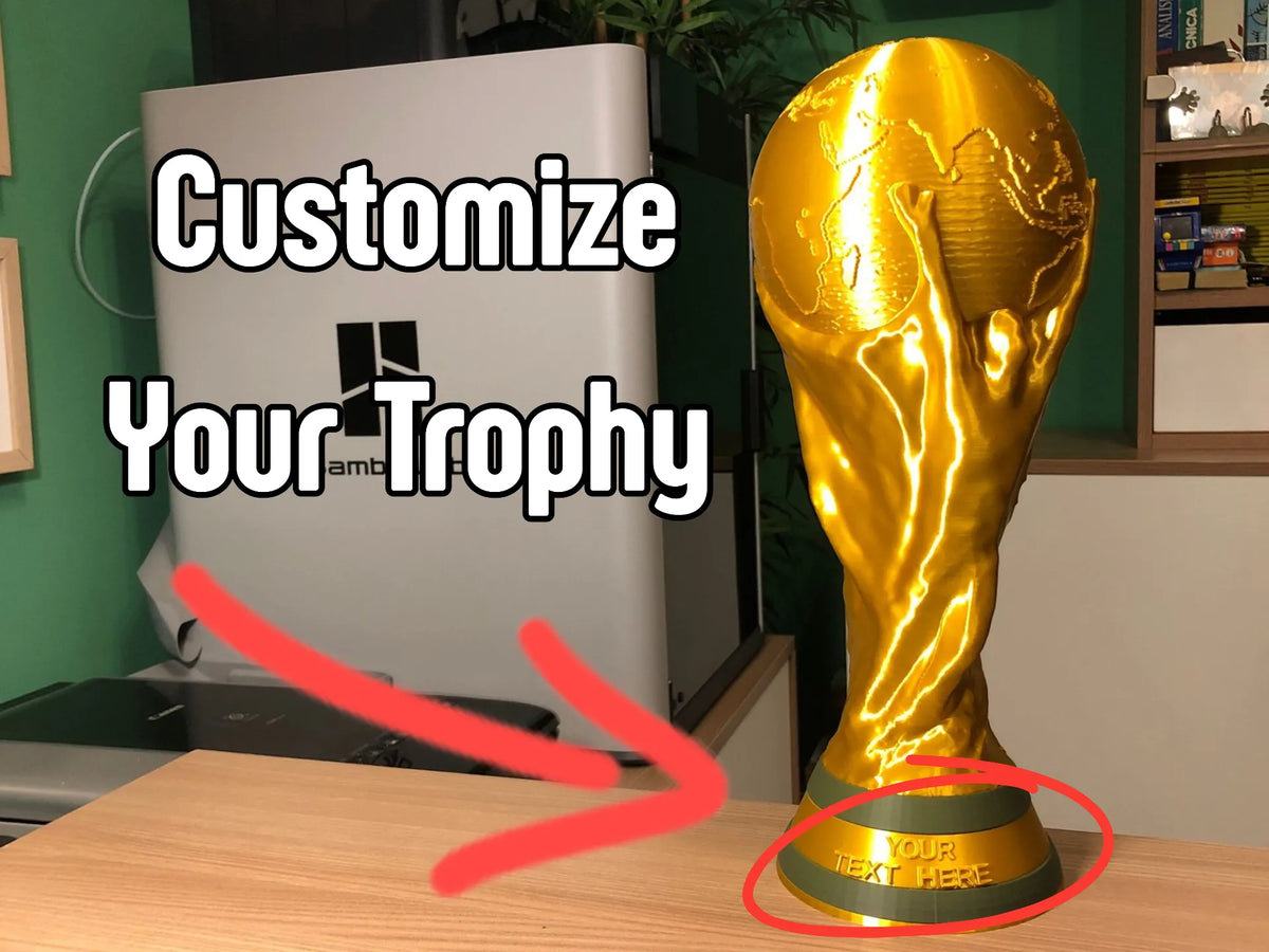 Votre trophée personnalisé de la Coupe du Monde de la FIFA - Sport Print