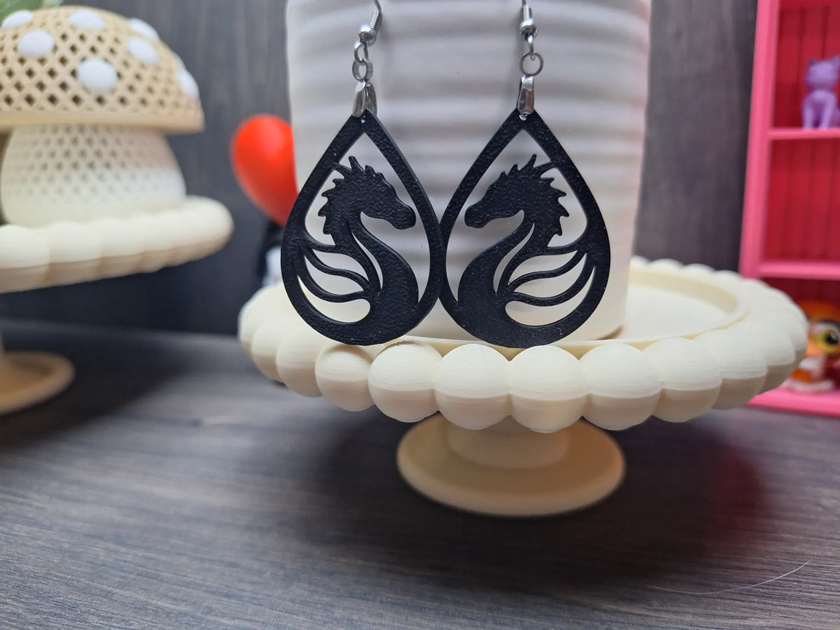 Boucles d'oreilles dragon - Bijoux Print