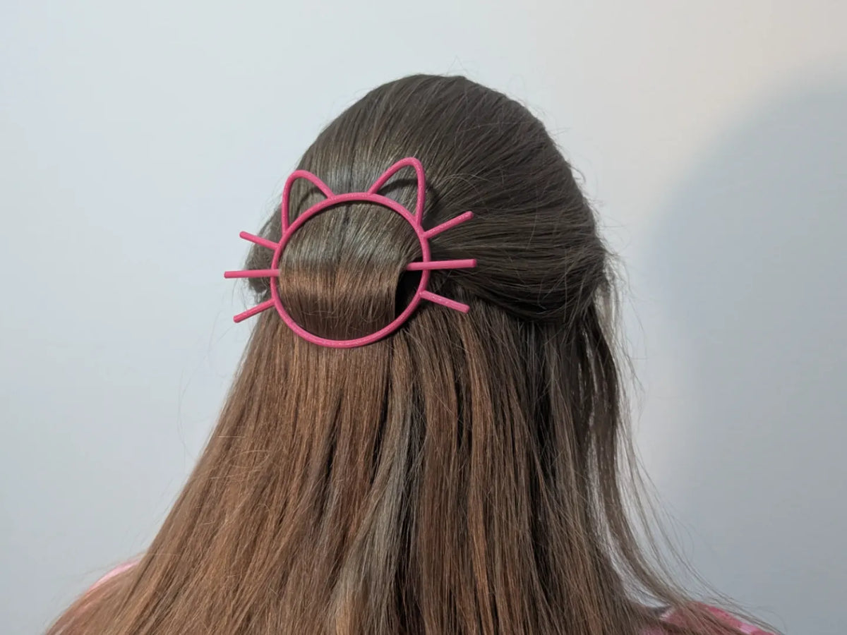 Barrette Chat Mignonne - Bijoux Print