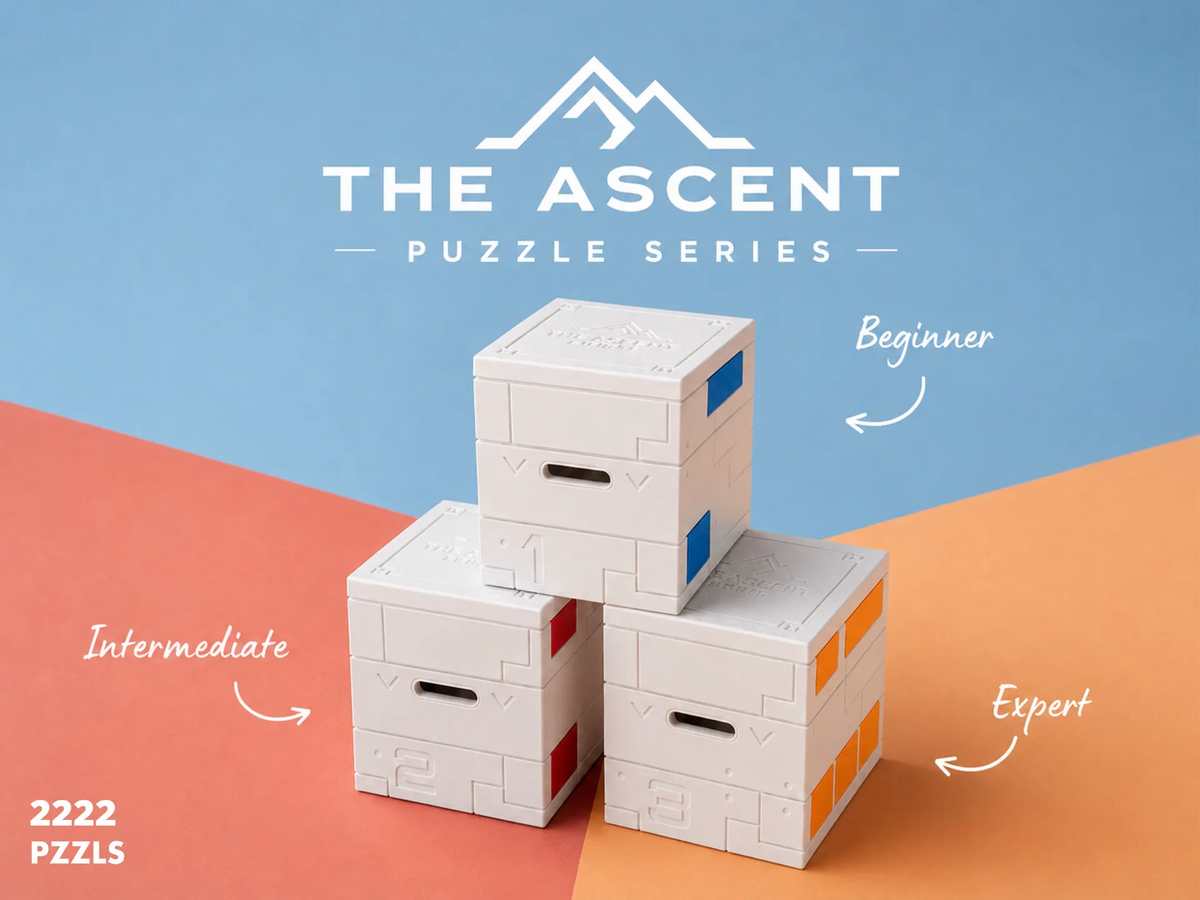La série de puzzles Ascent – BLEU (Débutant) - Jeux Print