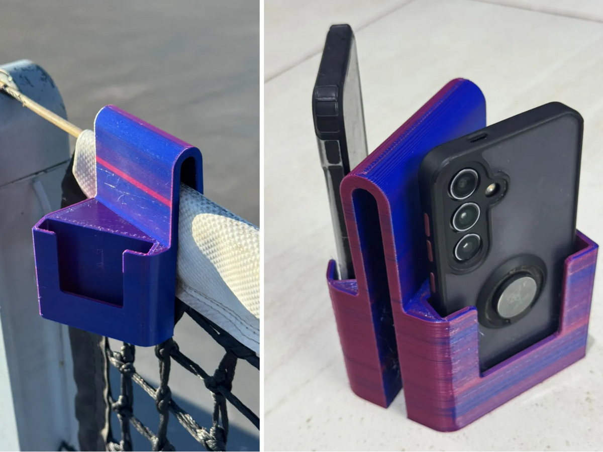 Support de téléphone pour filet de tennis - Sport Print