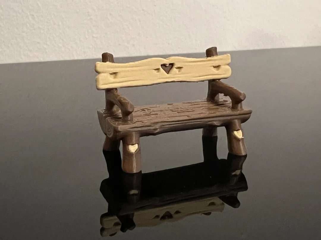 Banc Miniature – Siège Douillet pour Votre Maison de Fée - Maquette Print