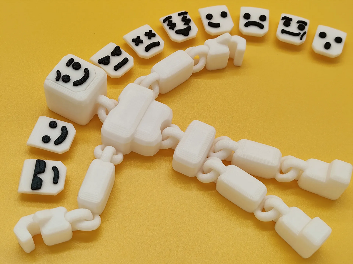 Jouet articulé anti-stress à cartes de figures emboîtables - Jeux Print