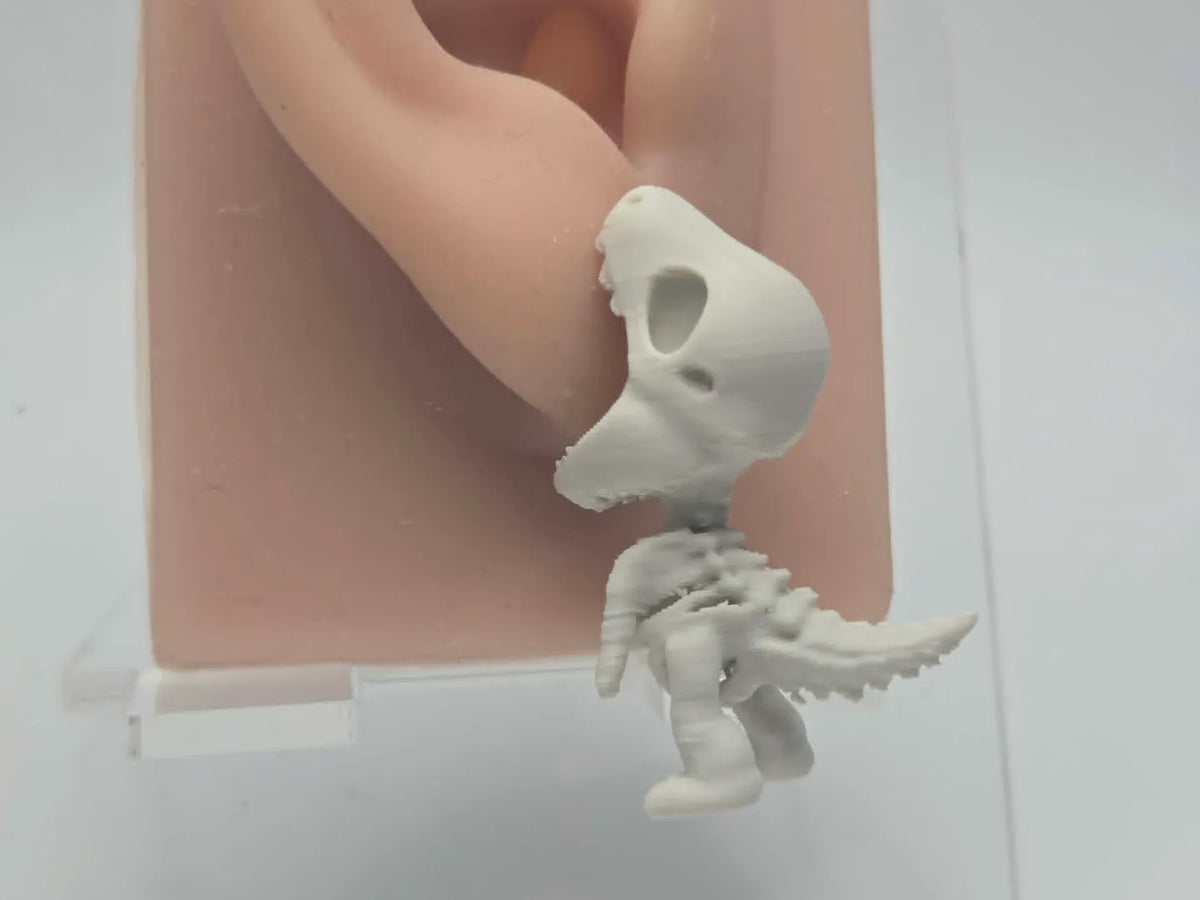 Boucles d'oreilles Mâchoire de squelette de Dino - Maquette Print