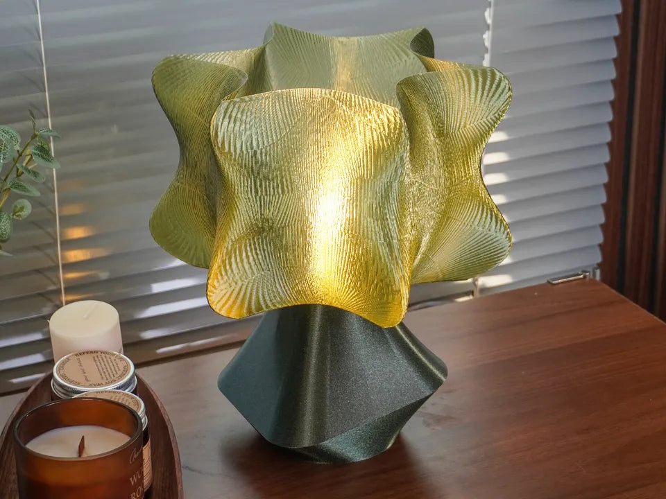 Lampe de table Sylvara – Lampe sculpturale organique - Lumière Print