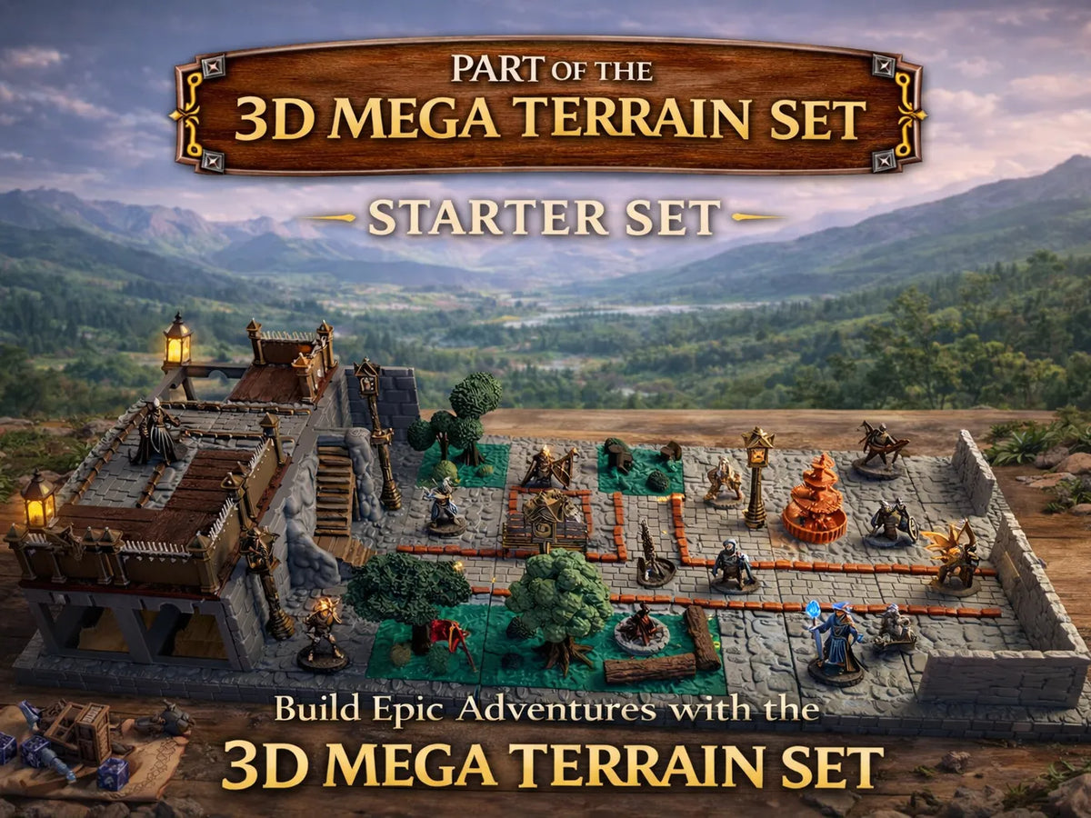 Set de terrain géant 3d – kit de démarrage - Jeux Print