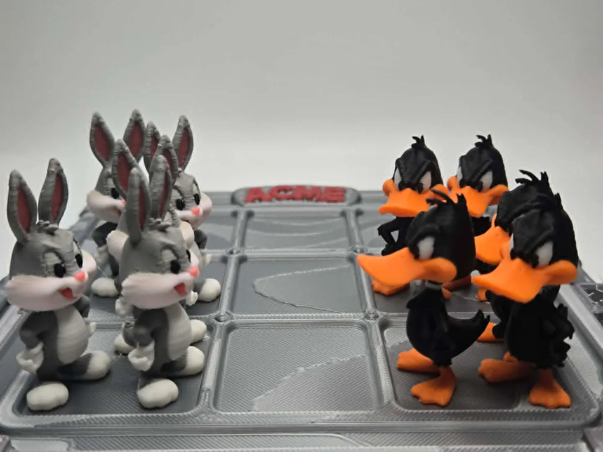 Confrontation de Toons : Morpion Bugs contre Daffy - Jeux Print