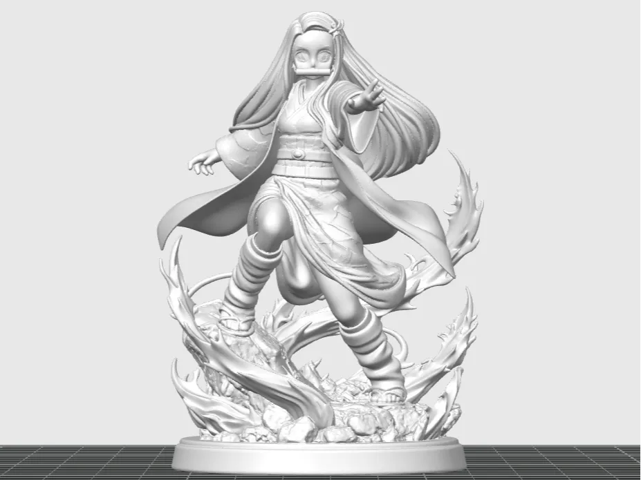 Figurine de Nezuko Demon Slayer – Kimetsu no Yaiba - Figurine Print