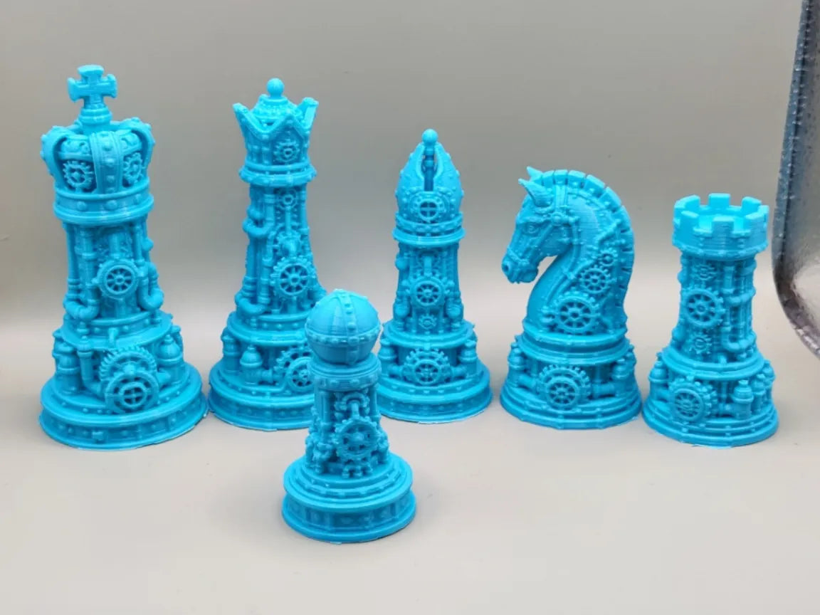 Jeu d'échecs Steampunk Industriel - Jeux Print