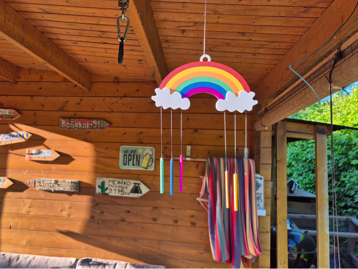 Windchill Rainbow - Carillon éolien - Art Print