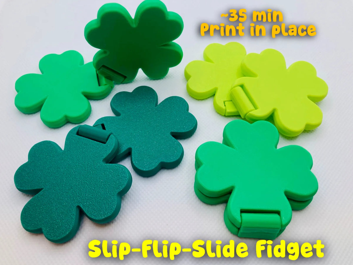 Curseur et Fidget à Bascule Trèfle Porte-Bonheur de la Saint-Patrick - Fêtes Print