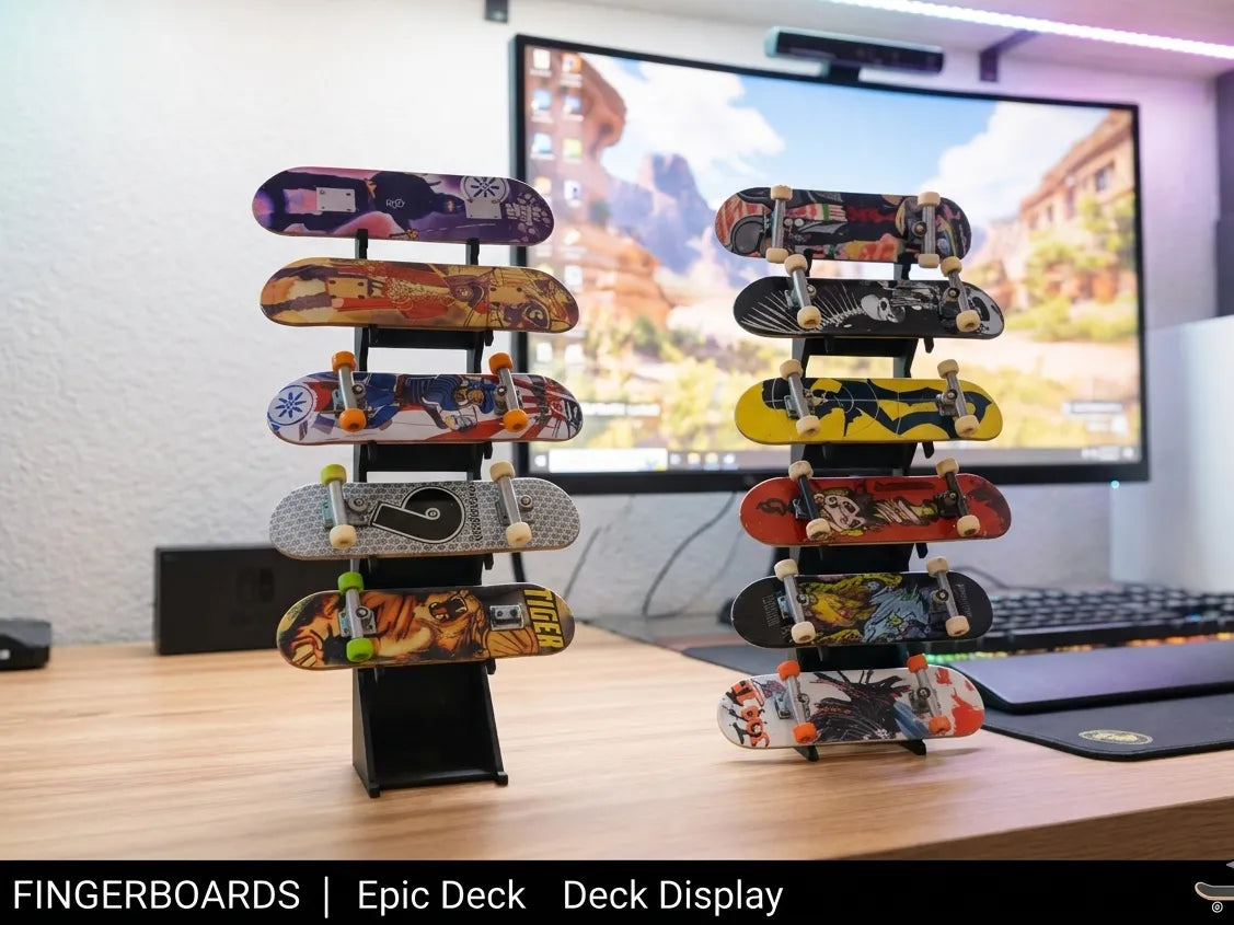 Présentoir Tech Deck : Contient 6 fingerboards - Vélo Print
