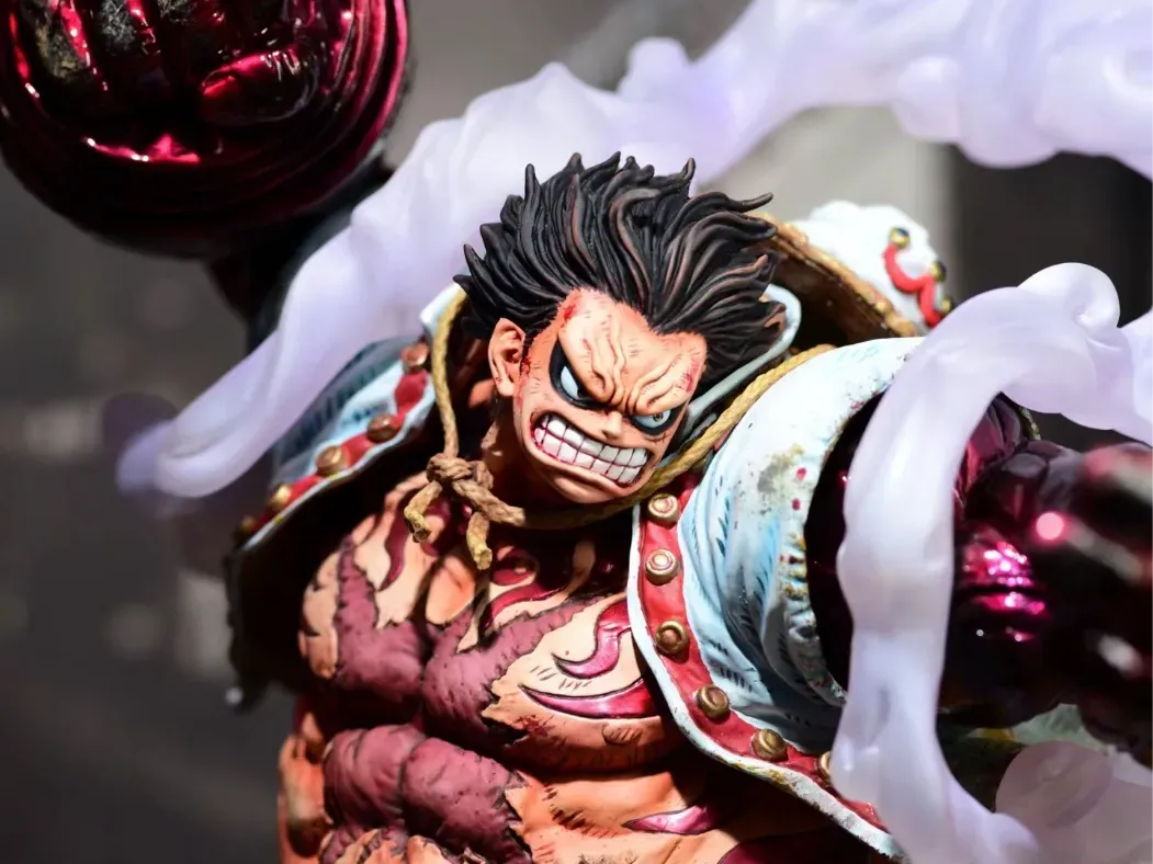 One Piece Luffy en colère - Figurine Print