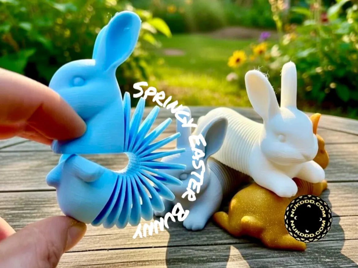 Lapin de Pâques Antistress Élastique - Figurine Print