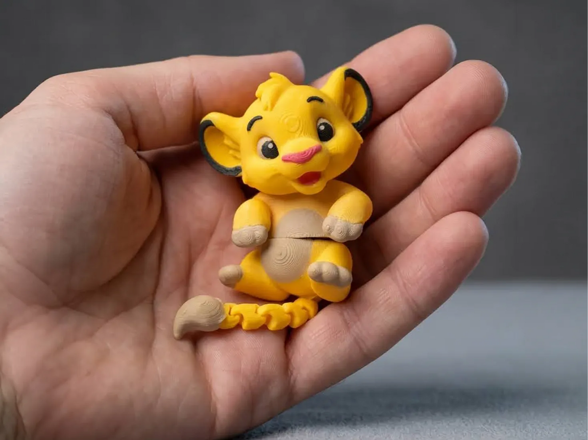 Mignon lionceau articulé - Geek Print