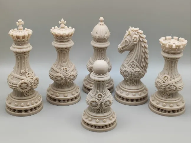 Échecs style Steampunk - Jeux Print