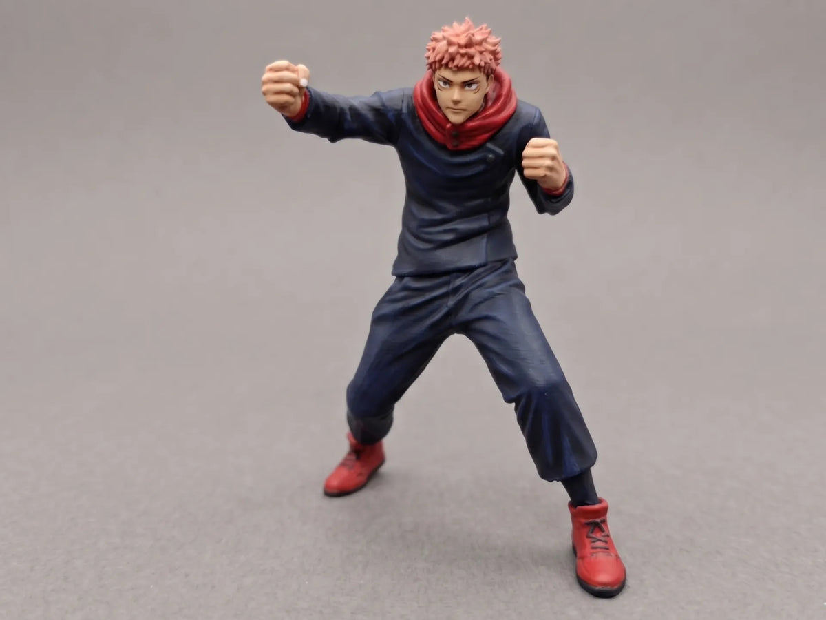 Yuji Itadori - Posture de combat - Jujutsu Kaisen - Figurine Print