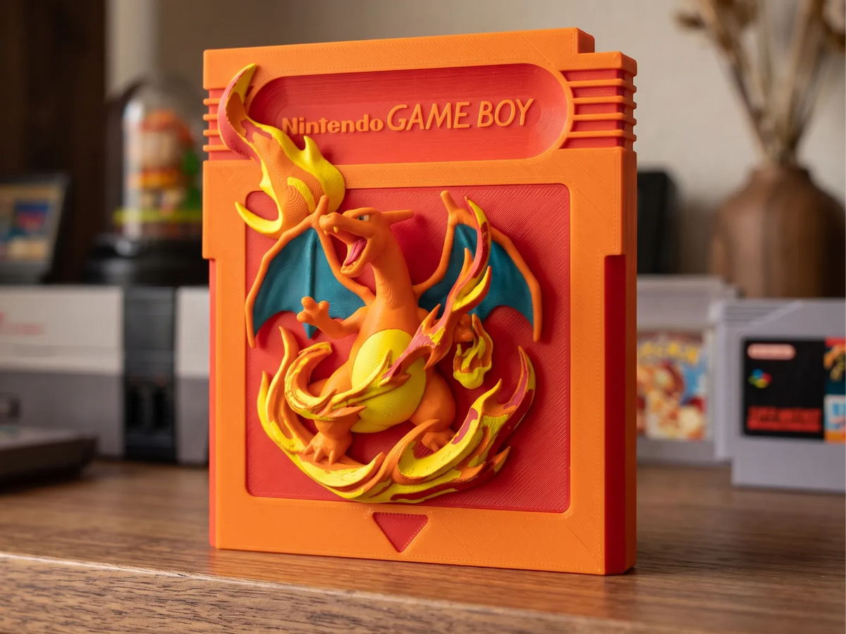 Cartouche Game Boy Dracaufeu - Geek Print