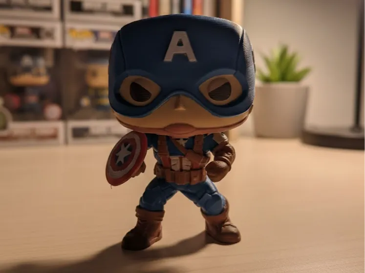 Captain America - Figurine style Funko - Geek Print