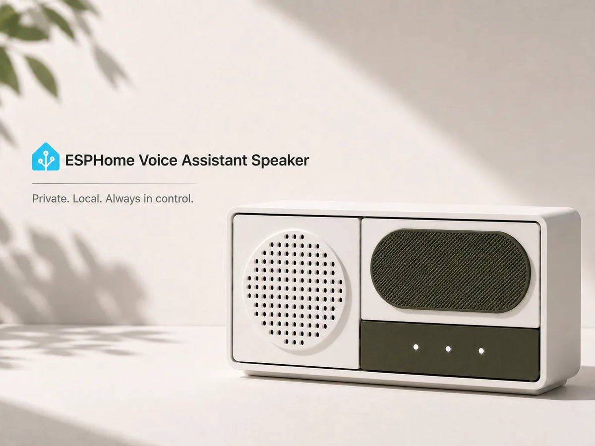 Haut-parleur d'assistant vocal Esphome - Tech Print