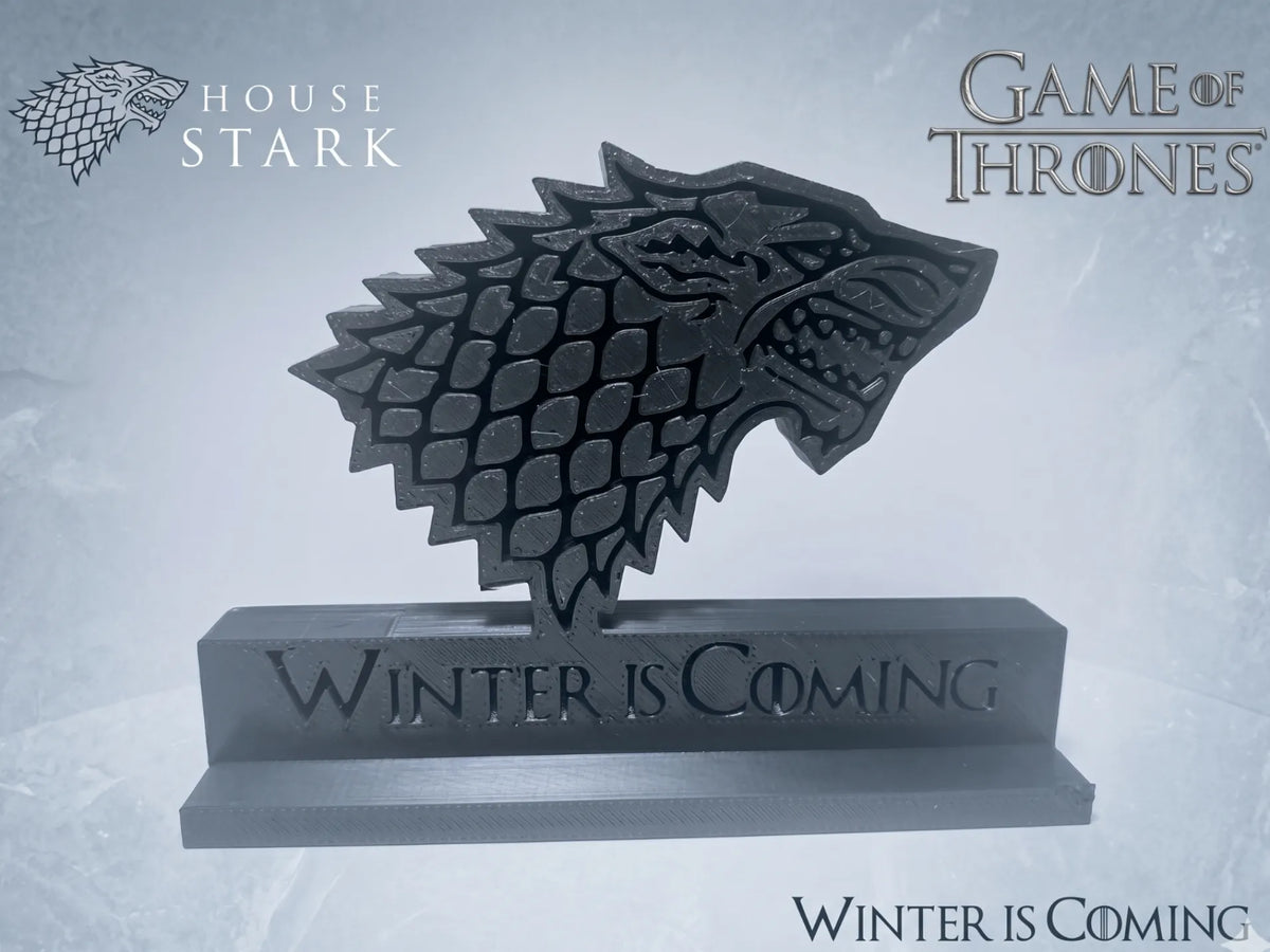 Jeu des Trônes, l'hiver arrive, Stark - Geek Print