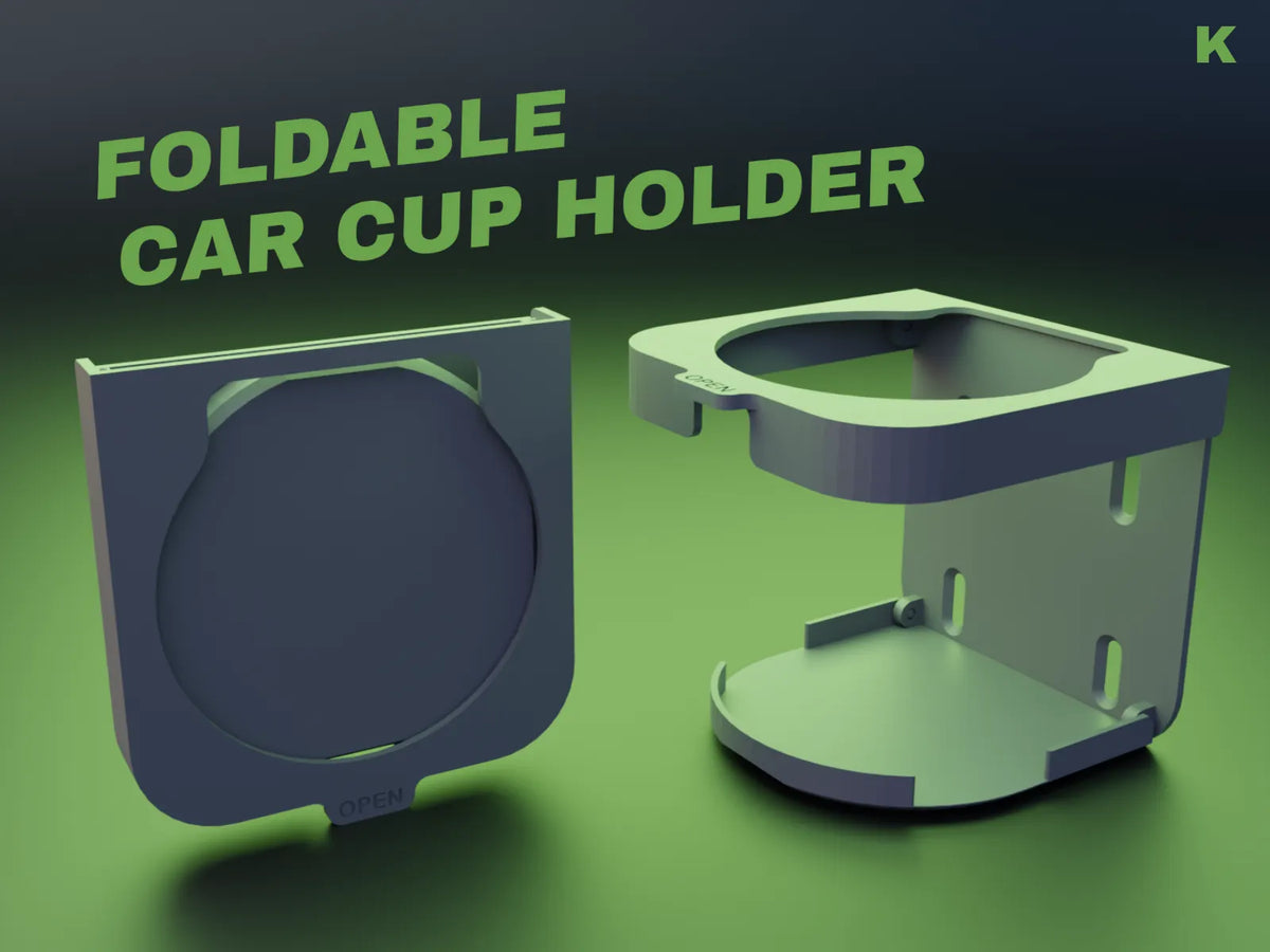 Porte-gobelet pliable pour voiture - Auto Print