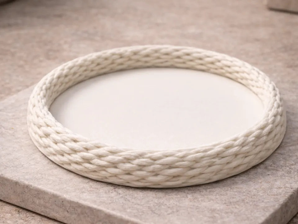 Plateau de panier tressé de Pâques - Fêtes Print