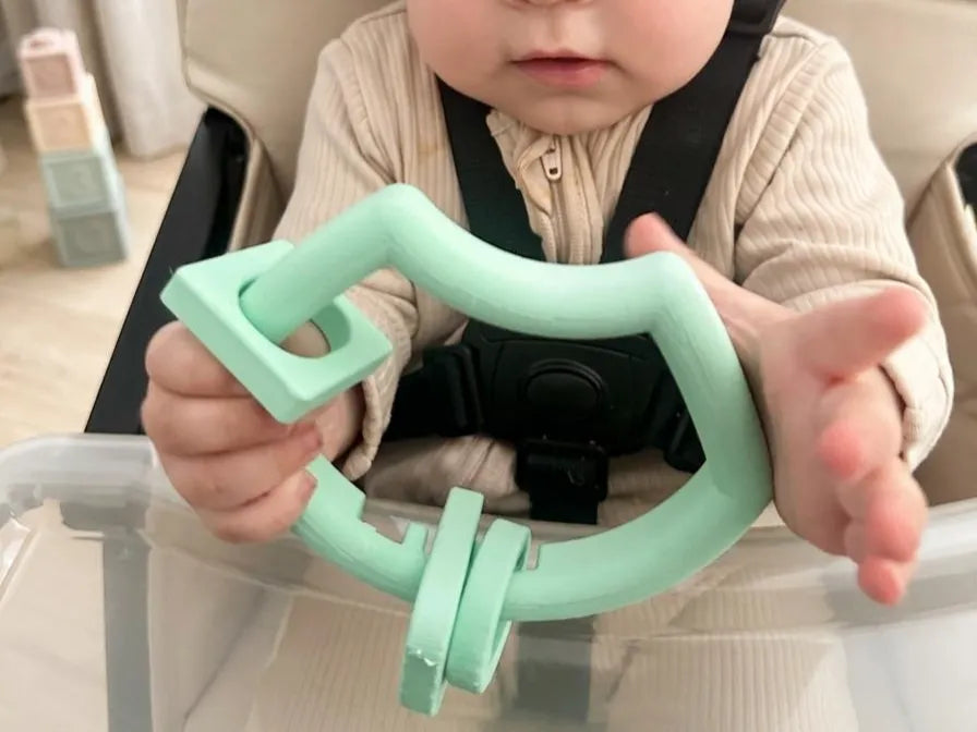 Jouet hochet bébé formes géométriques - Bébé Print