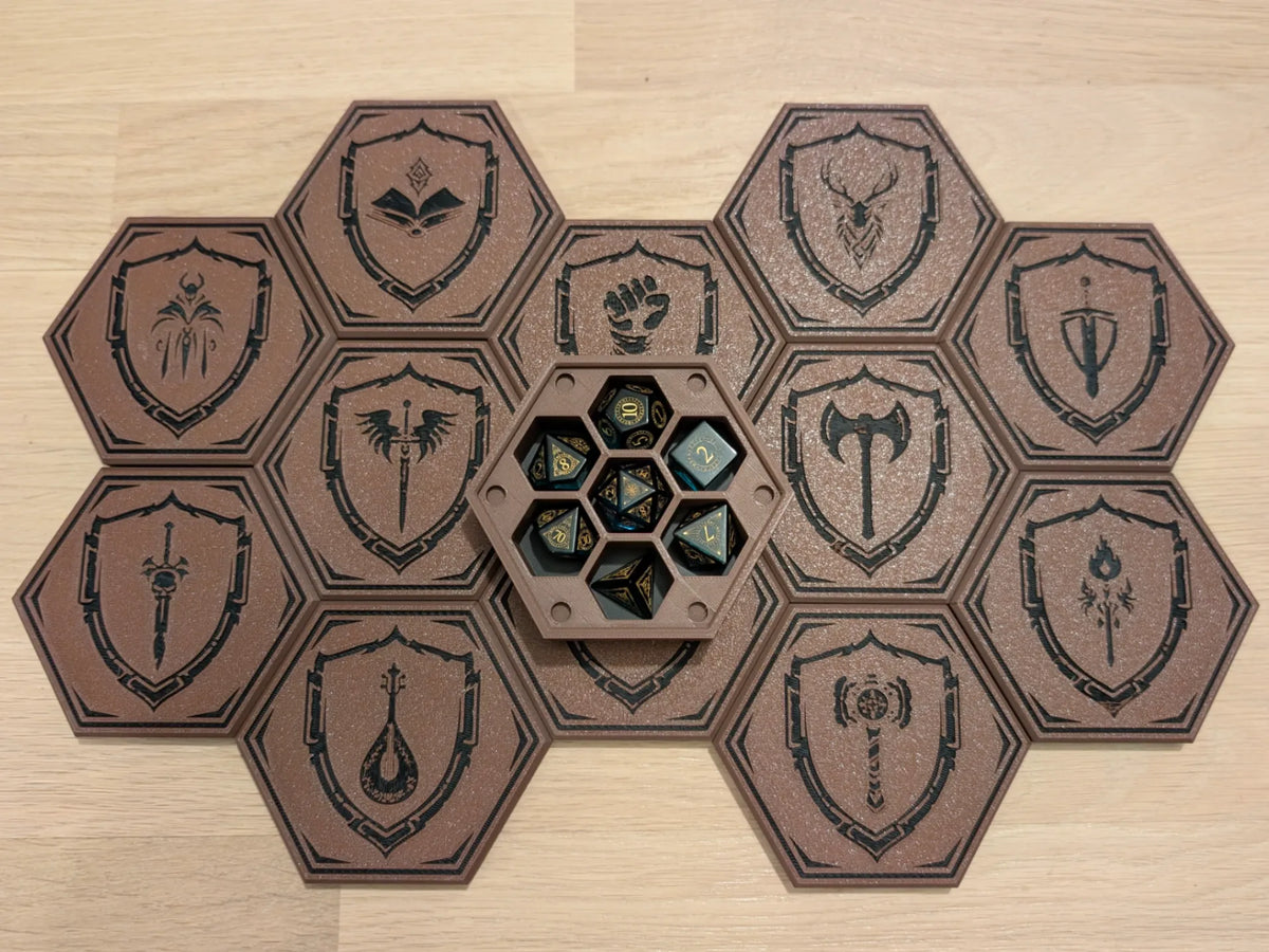 Boîte à Dés D&D Toutes Classes - Jeux Print