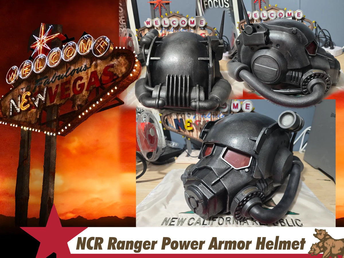 Casque d'armure assistée de Ranger NCR de Fallout - Cosplay Print