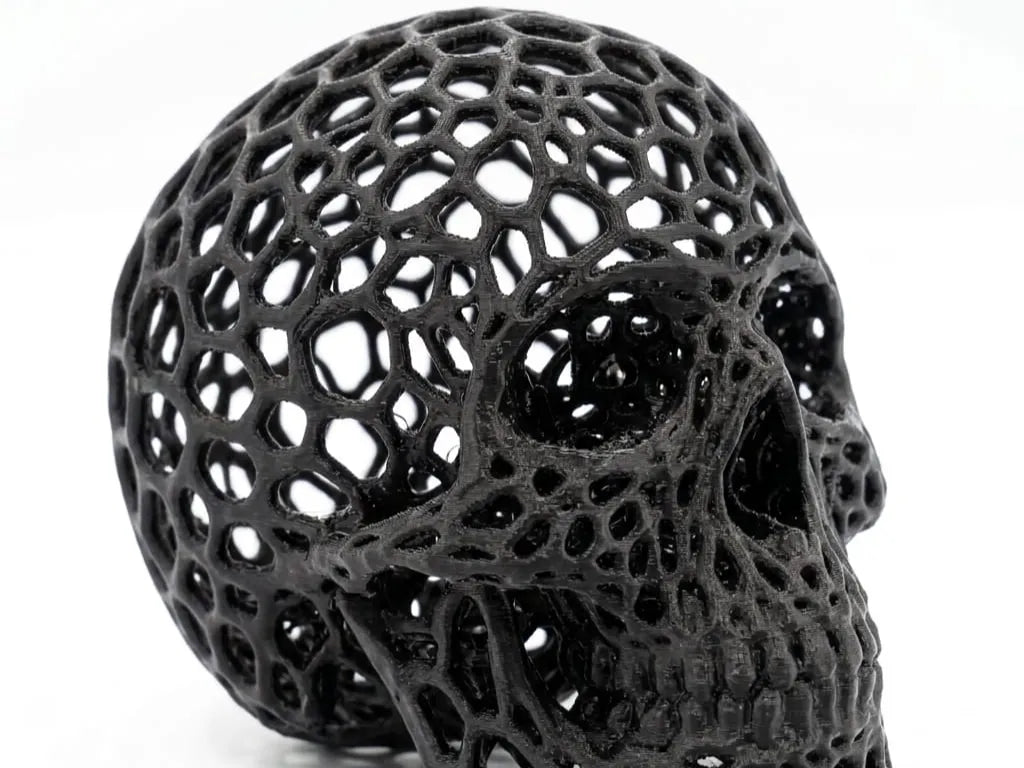 Crâne de mousse d'aquarium - Grotte style Voronoï - Pet Print