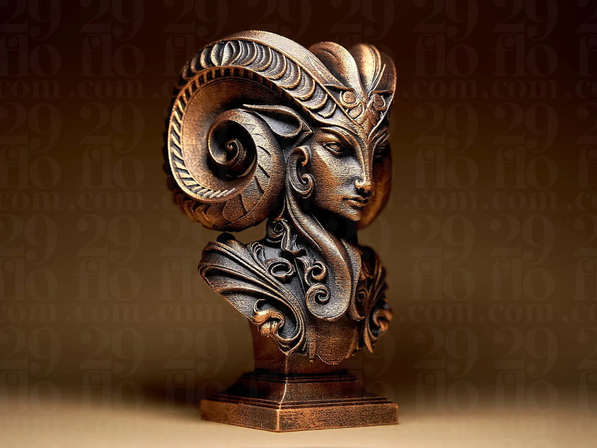 Lady Aries - Le Bélier - Série Zodiac - Art Print