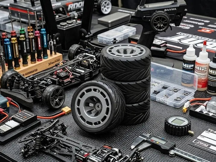 Ensemble de roues et pneus de performance sport RC 1/10 - 1/8 - Auto Print