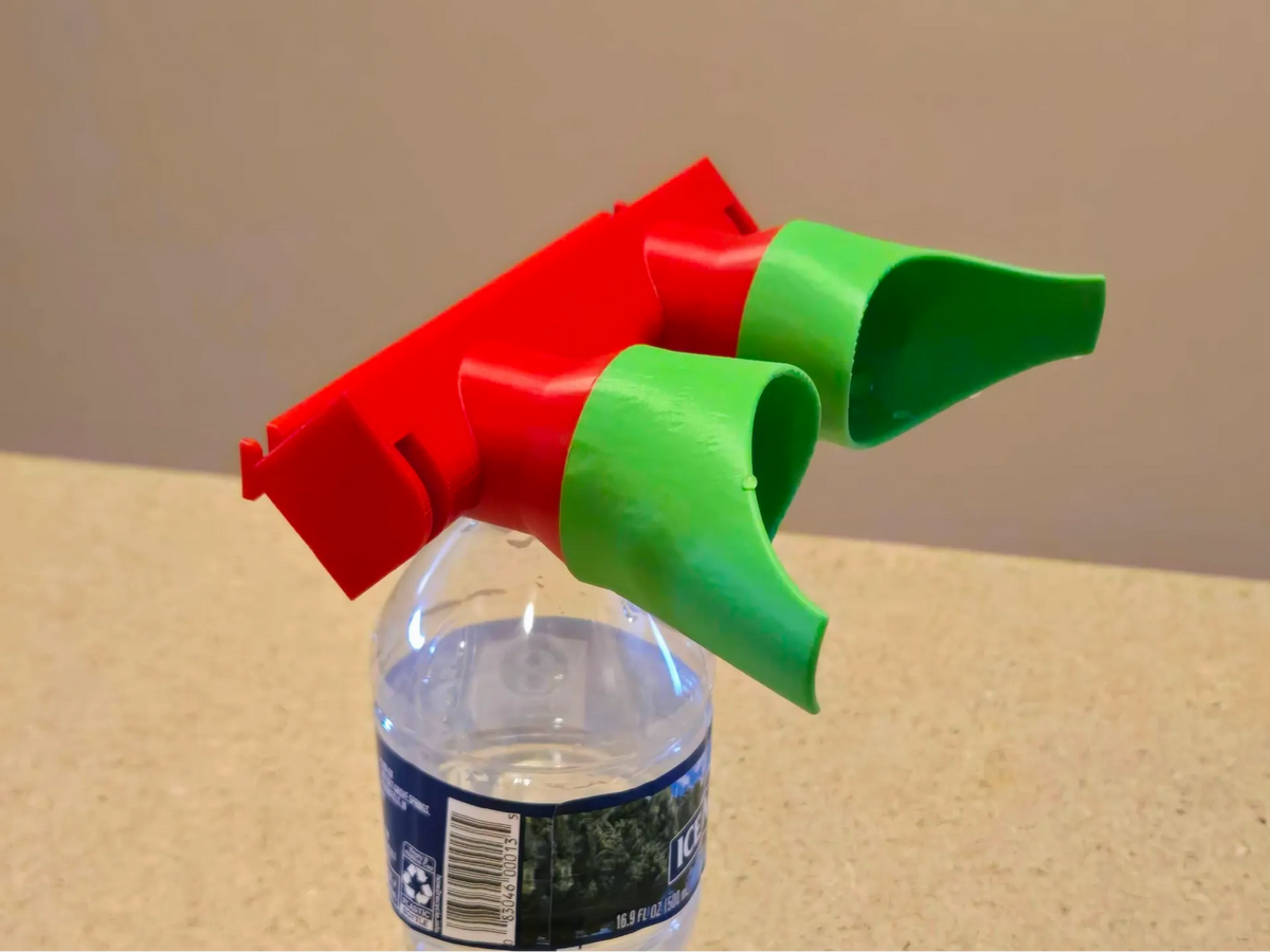 Adaptateur de bouteille de rinçage oculaire portable – Fileté - Vélo Print