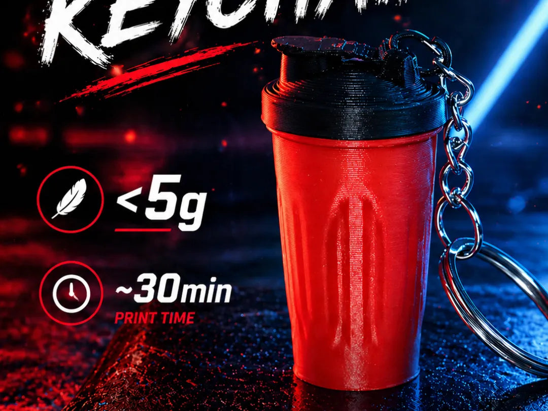 Porte-clés shaker – modèle 2 - Sport Print