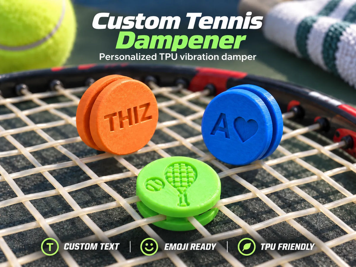 Amortisseur de vibrations de tennis personnalisé - générateur de lot - Sport Print
