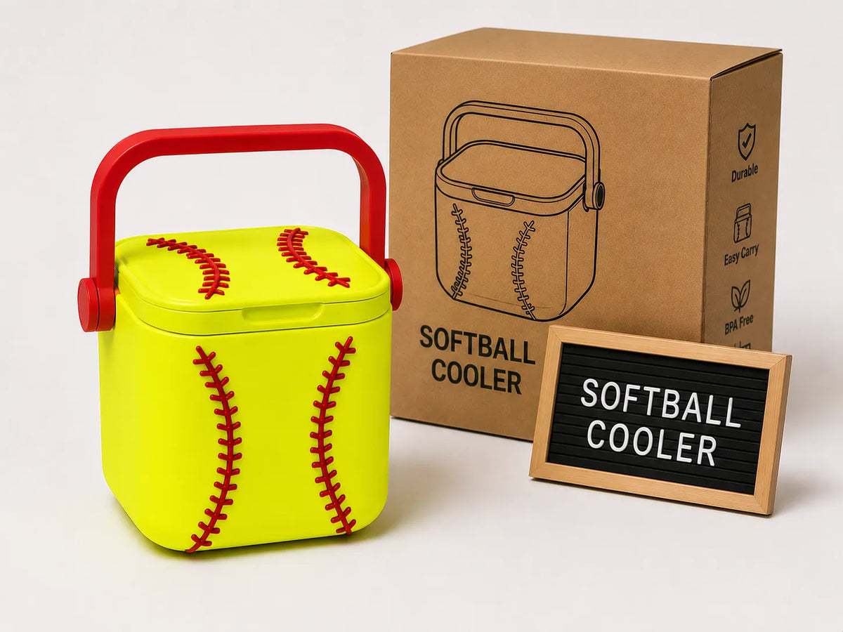 Refroidisseur de canettes, pack de 4, softball/baseball - Sport Print
