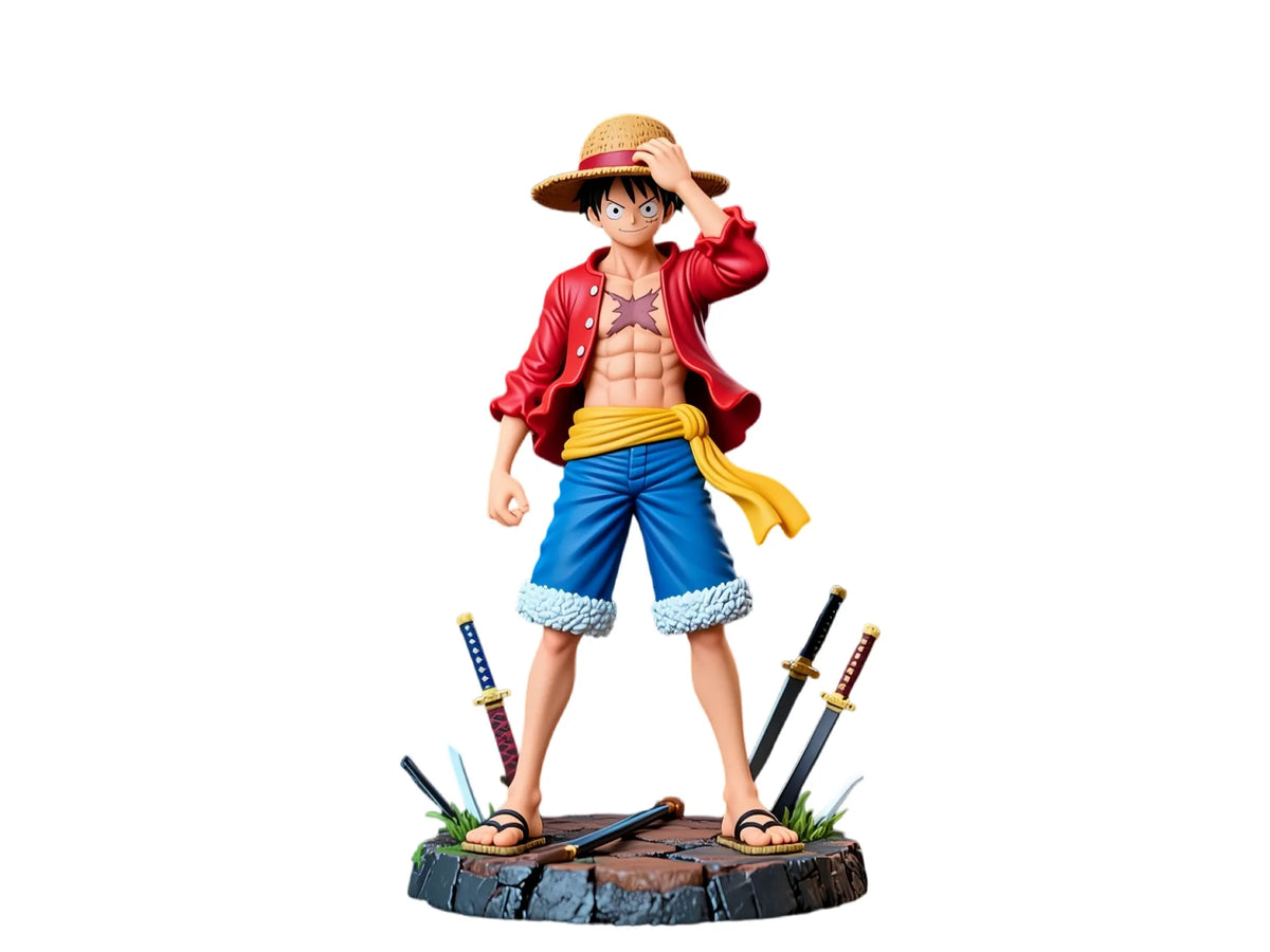Figurine de collection 3D Luffy du manga One Piece - Figurine Print