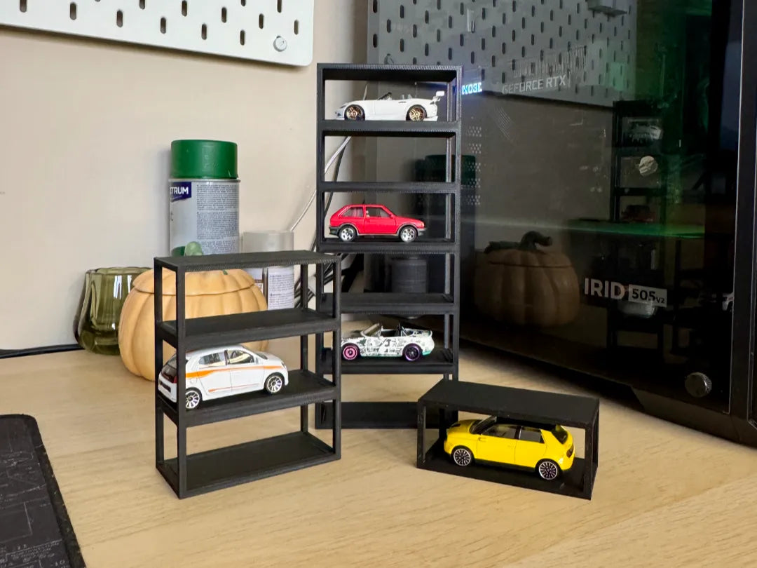 Support de présentation en forme de boîte pour voitures 1:64 - Auto Print