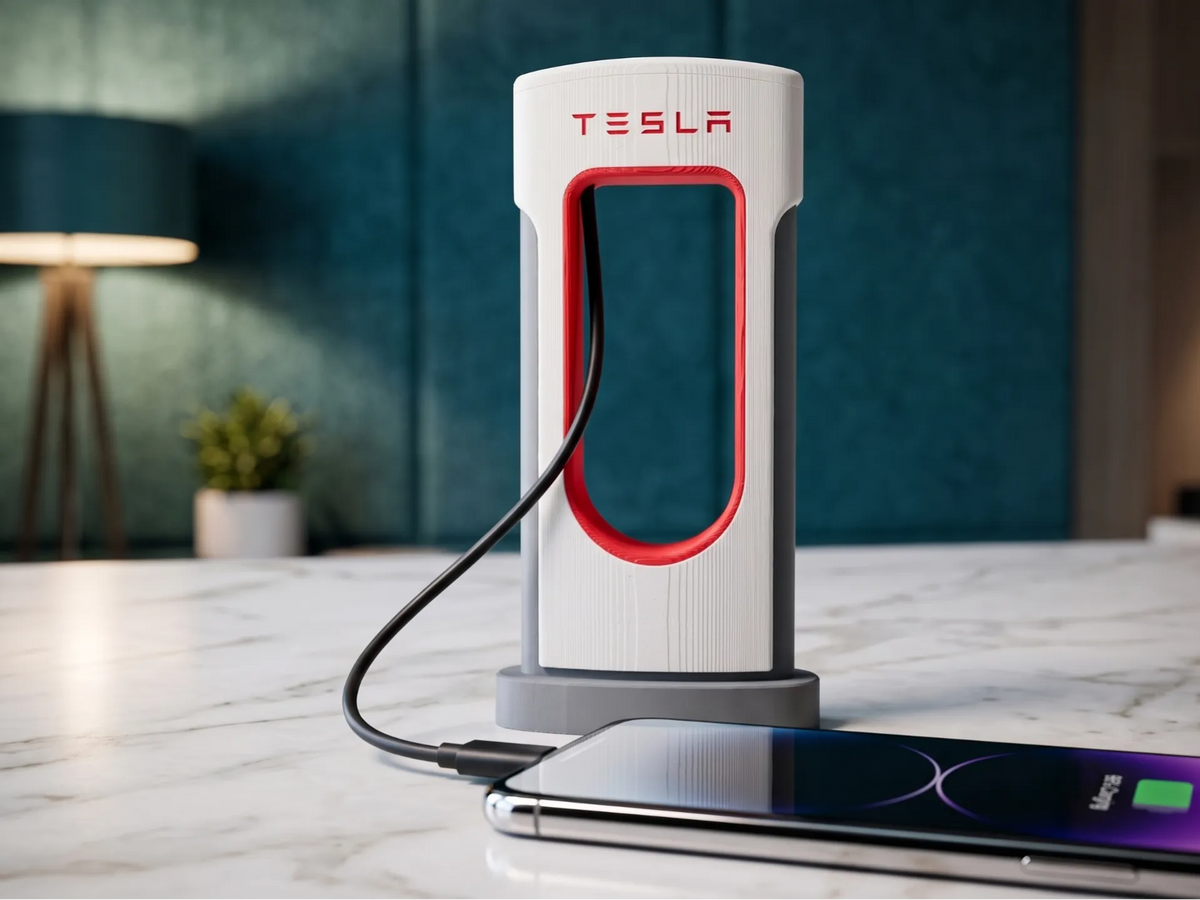 "Mini-Supercharger" Station de recharge pour téléphone portable - Bureau Print