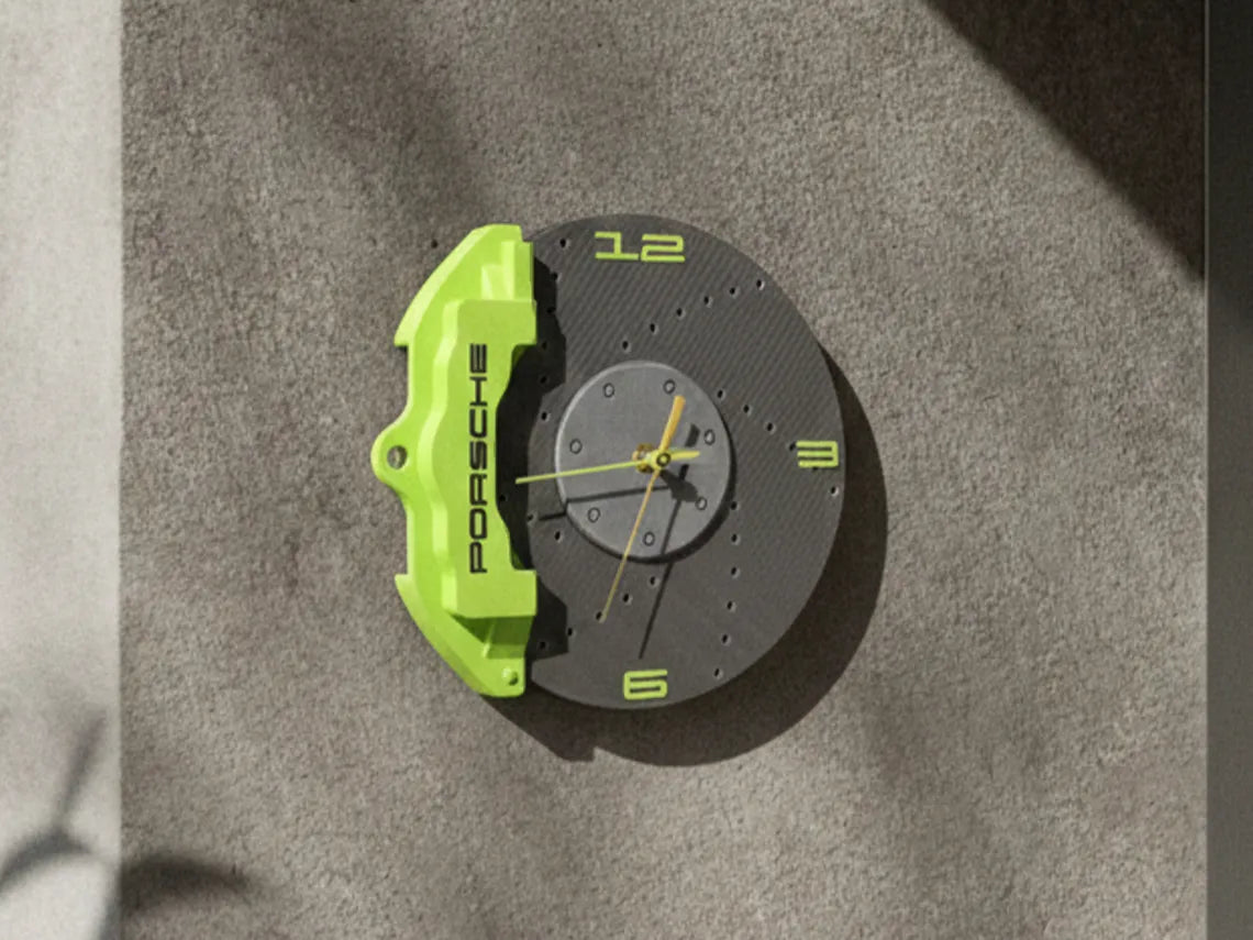 Horloge murale Porsche - Auto Print