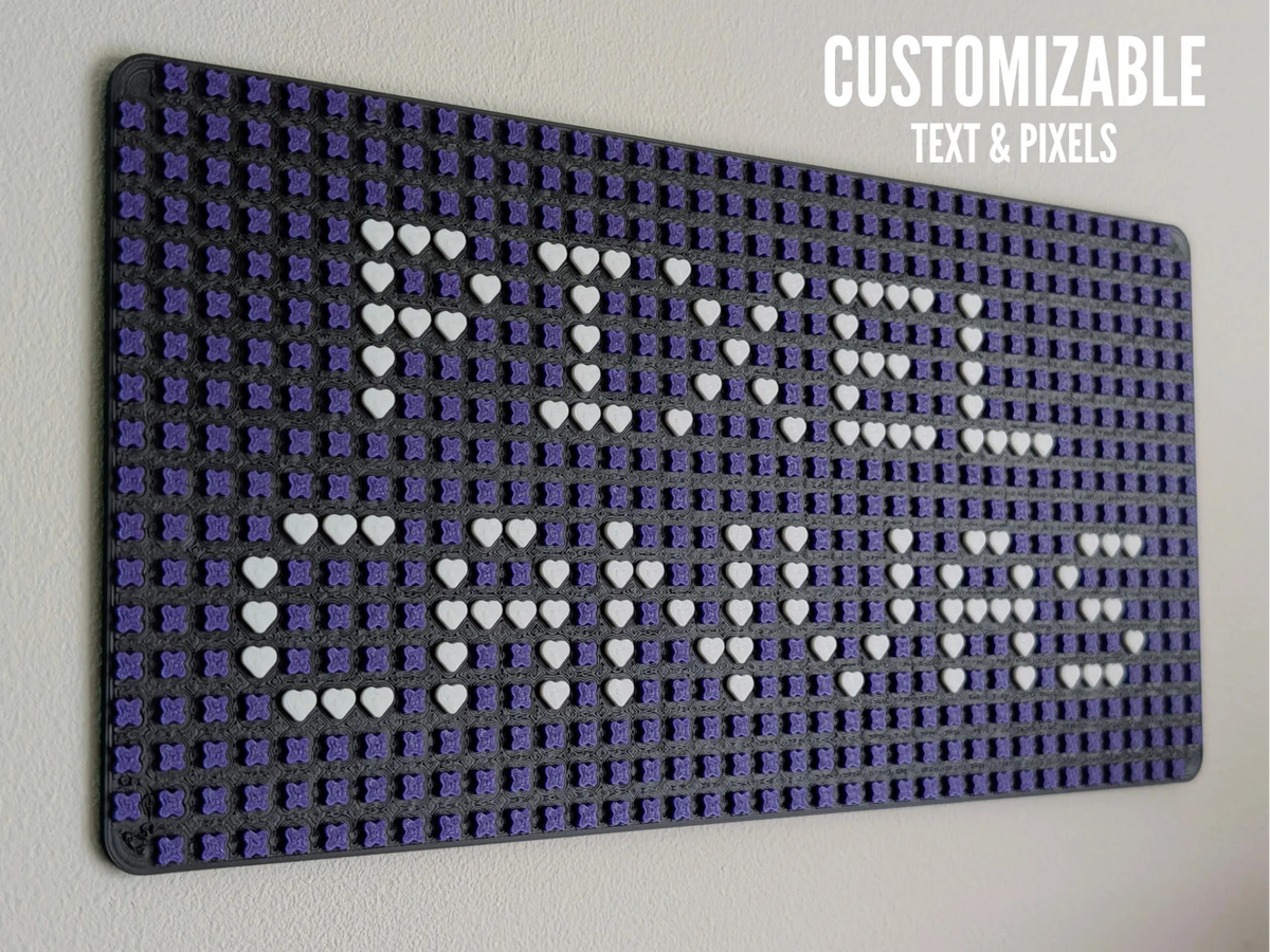 Pixel Canvas - art fonctionnel pour les murs ennuyeux - Art Print