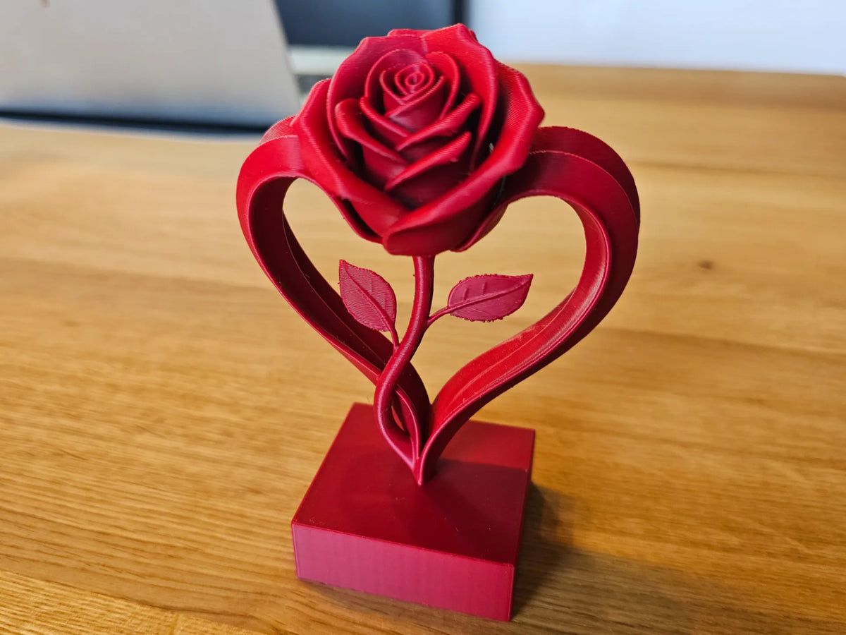 Cœur de rose éternelle – Cadeau parfait pour la Saint-Valentin - Fêtes Print