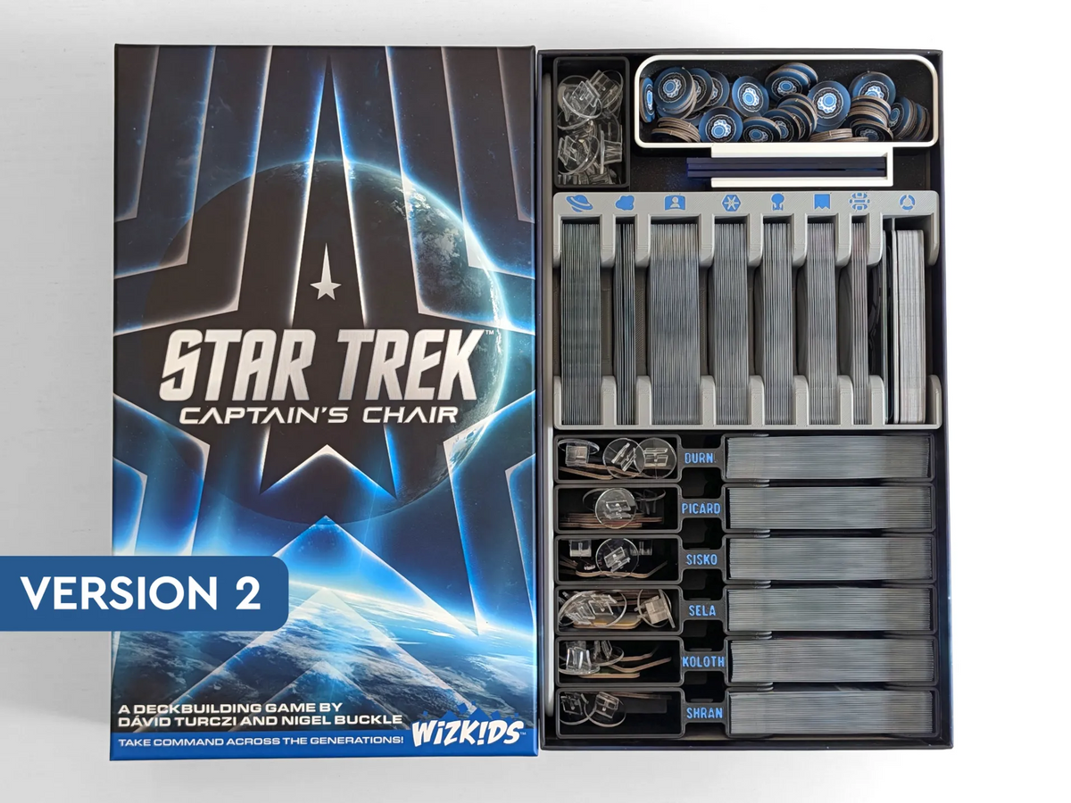 Star Trek: Siège du Capitaine - Insert Organisateur - Geek Print