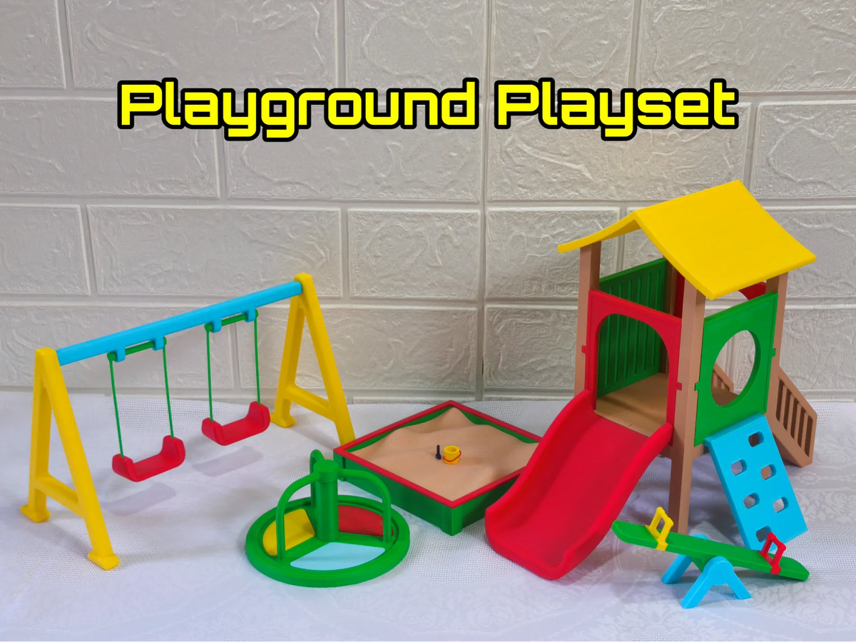 Aire de jeux - Poupées, Jouets et Dioramas - Maquette Print