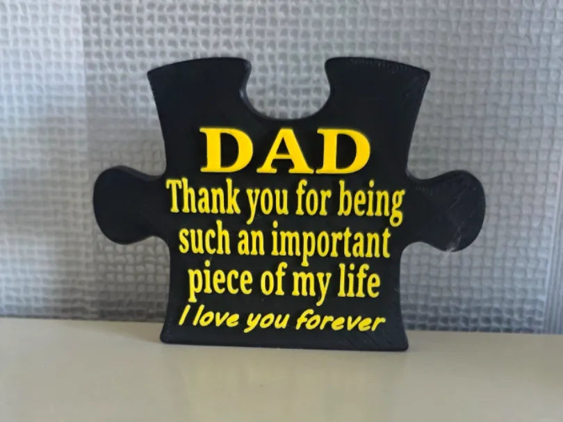 Je t'aime pour toujours Papa Puzzle cadeau - Cadeau Print